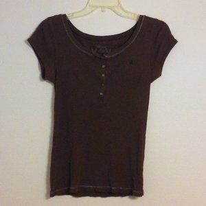 Old Navy | Brown Short Sleeve Shirt